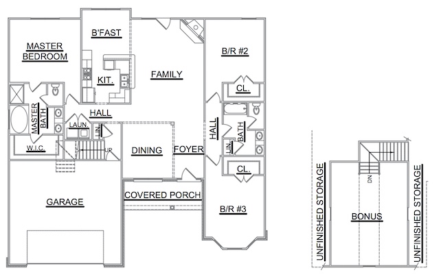 Smithbilt Homes | fitzgerald floor plan