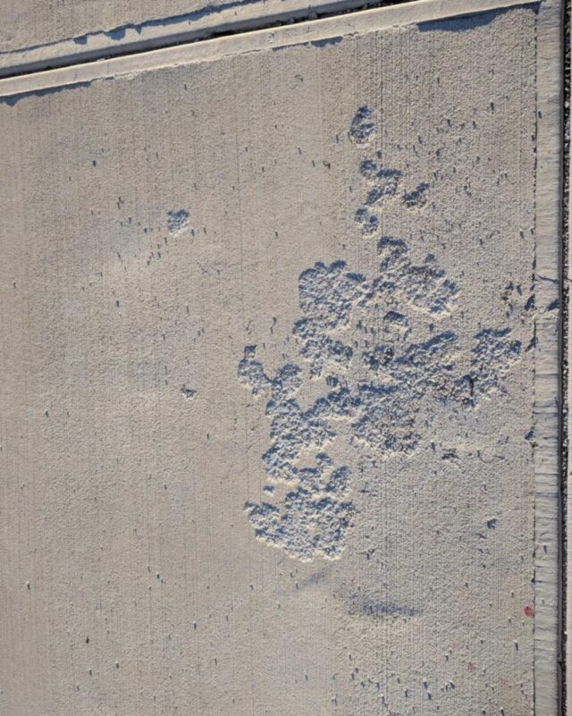 Reminder: DO NOT SALT your driveway, patio, front porch, or sidewalk. 

Additionally, keep in mind that salt from driving on treated roads can accumulate on your car and naturally fall off. To protect your driveway, avoid parking on it if your vehicle has salt buildup. We recommend brushing off any salt from your car onto the street prior to pulling into your driveway.