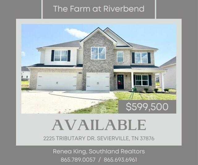 New Construction featuring The Baymont floor plan in The Farm at Riverbend. This plan offers 4 bedroom, 3.5 bath with mud-room, office, and bonus room. Finishes included are 5’’ baseboards, crown molding, 7.5” hardwood main level, carpet in all bedrooms, tile in wet areas, tiled shower in master bath, full stone fireplace, screened in back patio, oak treads, black plumbing and lighting package, stainless steel appliance with gas slide in range, upgraded cabinetry, tile backsplash, and quartz kitchen counter tops. This home is nestled on .35 an acre. Estimated Close 8/29/2024. #smithbilthomes #realtorrenea #smithbilthomesspecialist #rkingsellshomes#southlandrealtors #southlandcomplaniestn #seymour #seymourtn #sevierville #seviercounty #seviercountytn seviervilletn #seviervilletennessee#newdevelopment realtorrenea smithbilthomes southlandrealtors southlandcompaniestn #southlandnewconstructiondivision #thefarmatriverbendbysmithbilt #farmatriverbend #farmatriverbendbysmithbilt #smithbiltdesign Smithbiltdesign